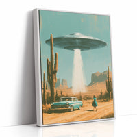 Vintage Car Desert Abduction