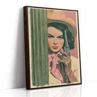 Cactus Cowgirl: The Painterly Standoff