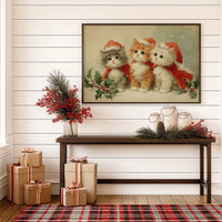 Three Kittens Share Christmas Magic
