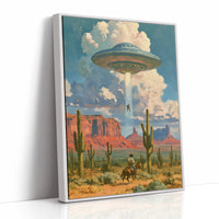 Cowboy Abducted By Spaceship