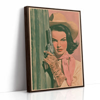 The Draw: Vintage Cowgirl Close-Up