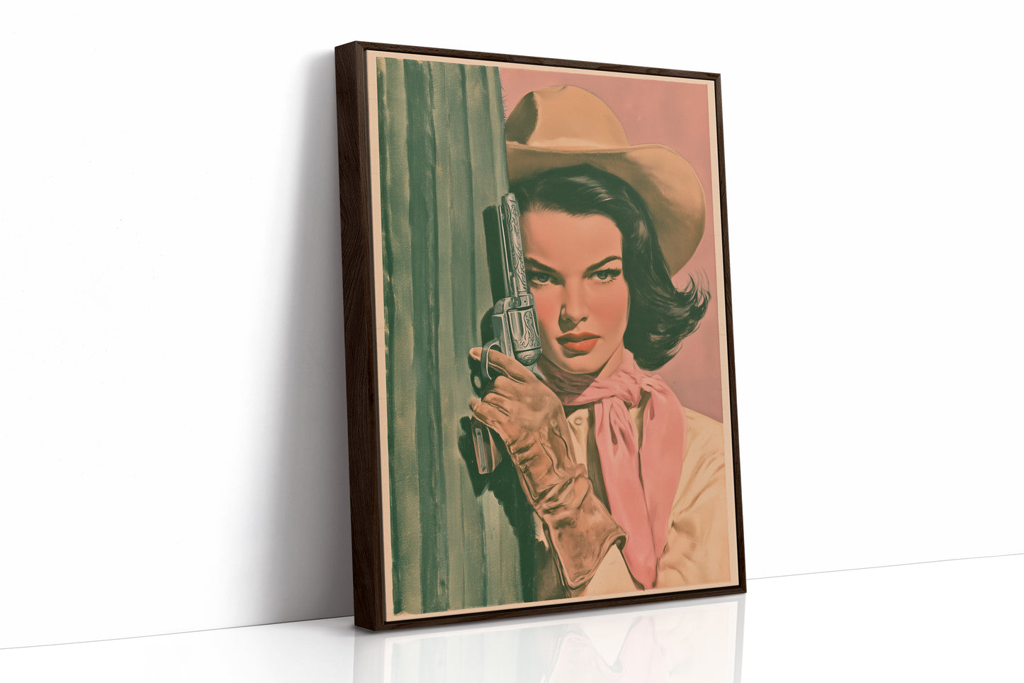 The Draw: Vintage Cowgirl Close-Up
