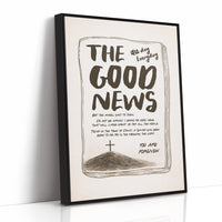 Divine Message in Rustic Typography