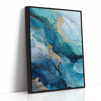 Gold Veins Through Ocean Depths