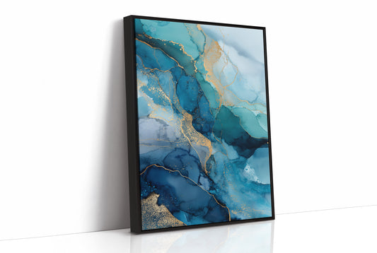 Gold Veins Through Ocean Depths