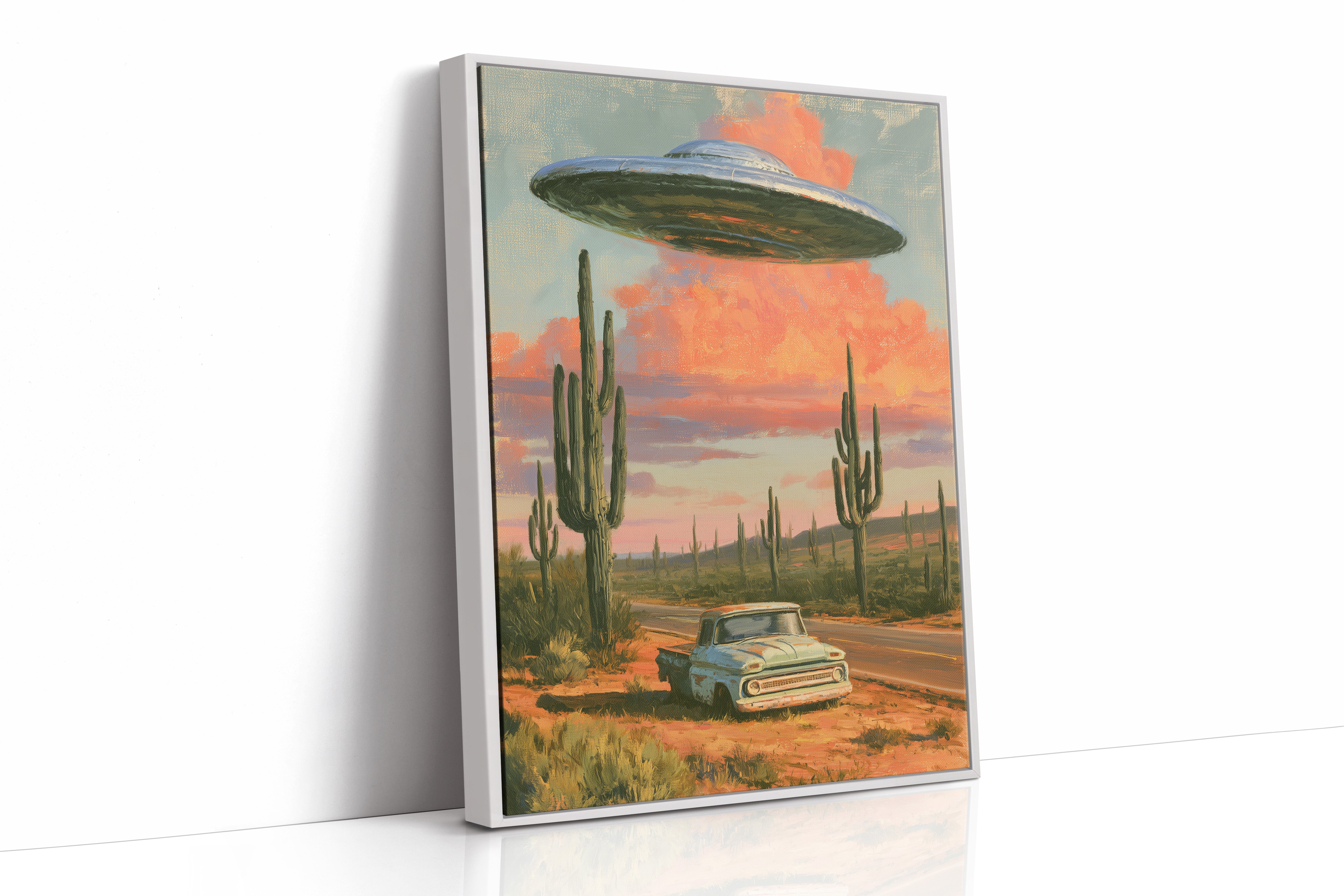 Vintage Truck Desert UFO Sighting