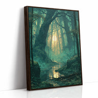 Emerald Hollow: Sunlight Through the Ferns