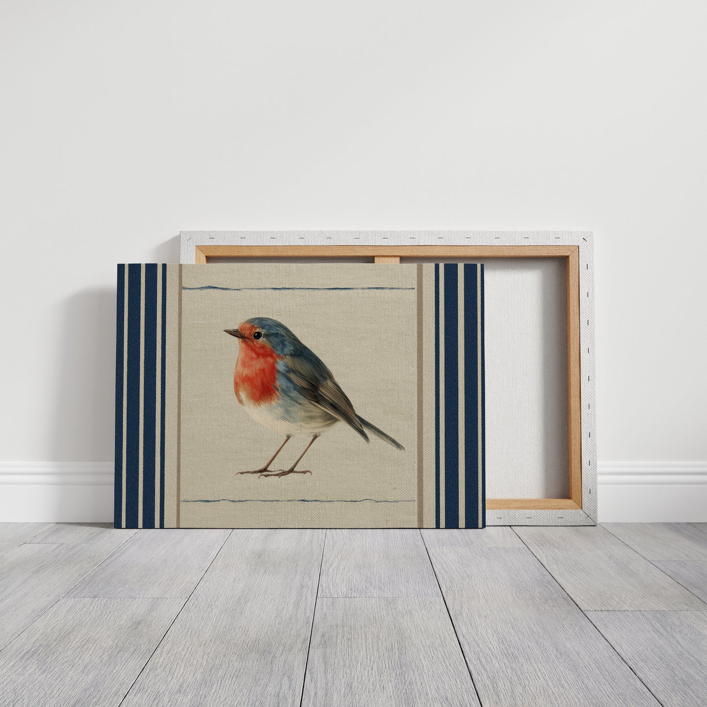 Robin Against the Linen Sky