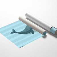Blue Whale Canvas Art