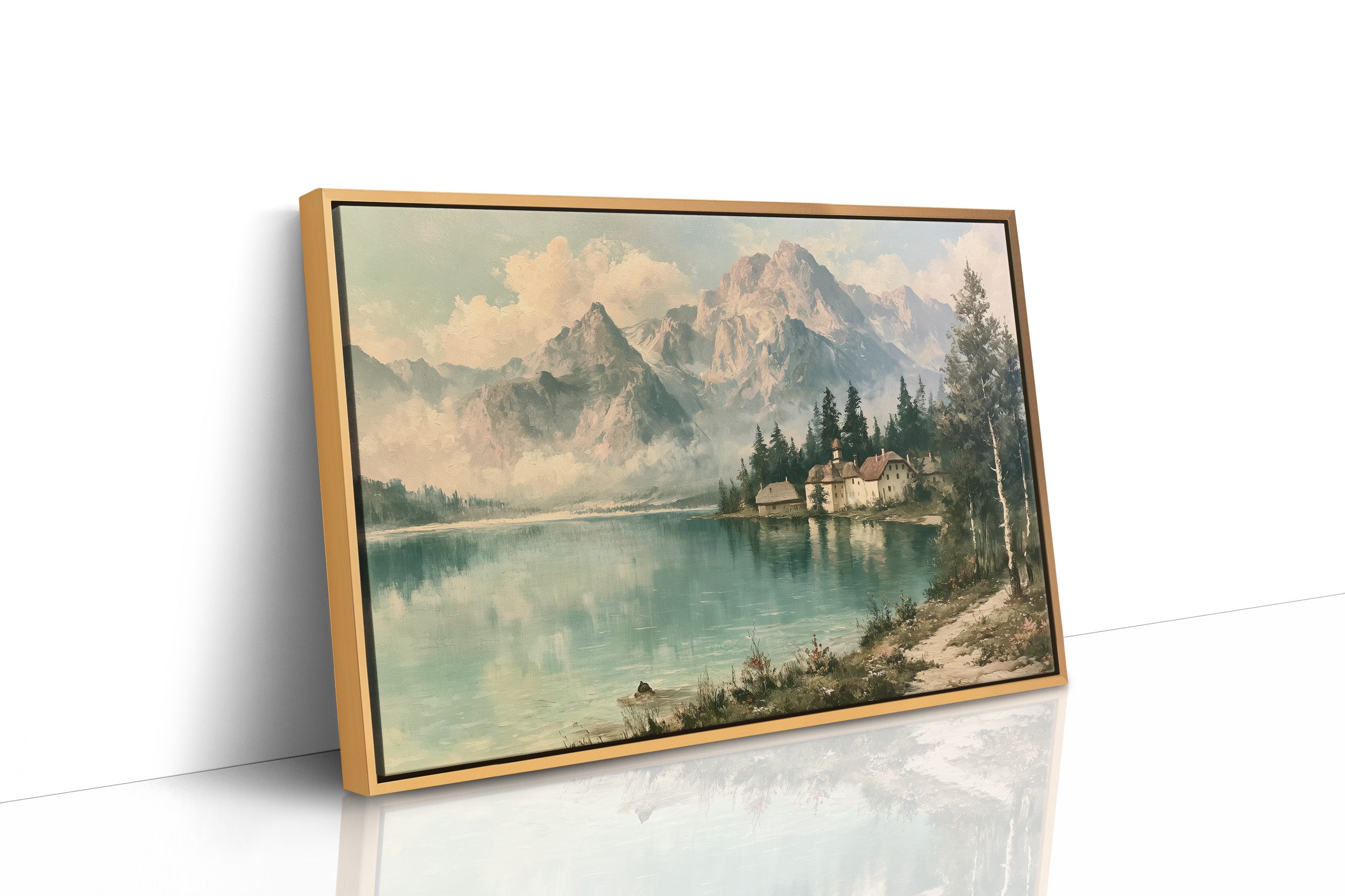 Chapel Village by the Alpine Lake