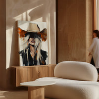 Western Edge - Bold & Fearless Cowboy Chic Canvas Art