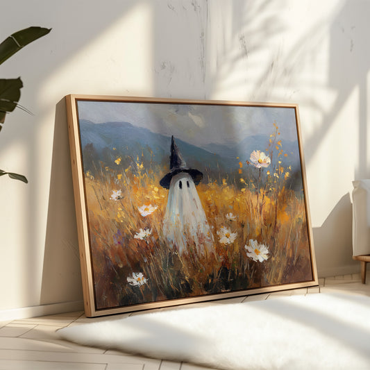 A Ghost Among Golden Blooms