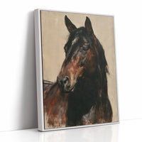 Bay Horse Classic Oil Portrait