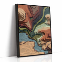 Currents Collide In Autumn Earth