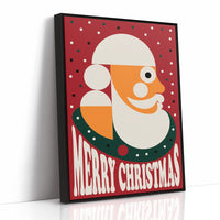 Modernist Santa Portrait