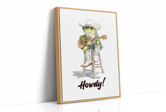 Cowboy Frog Howdy