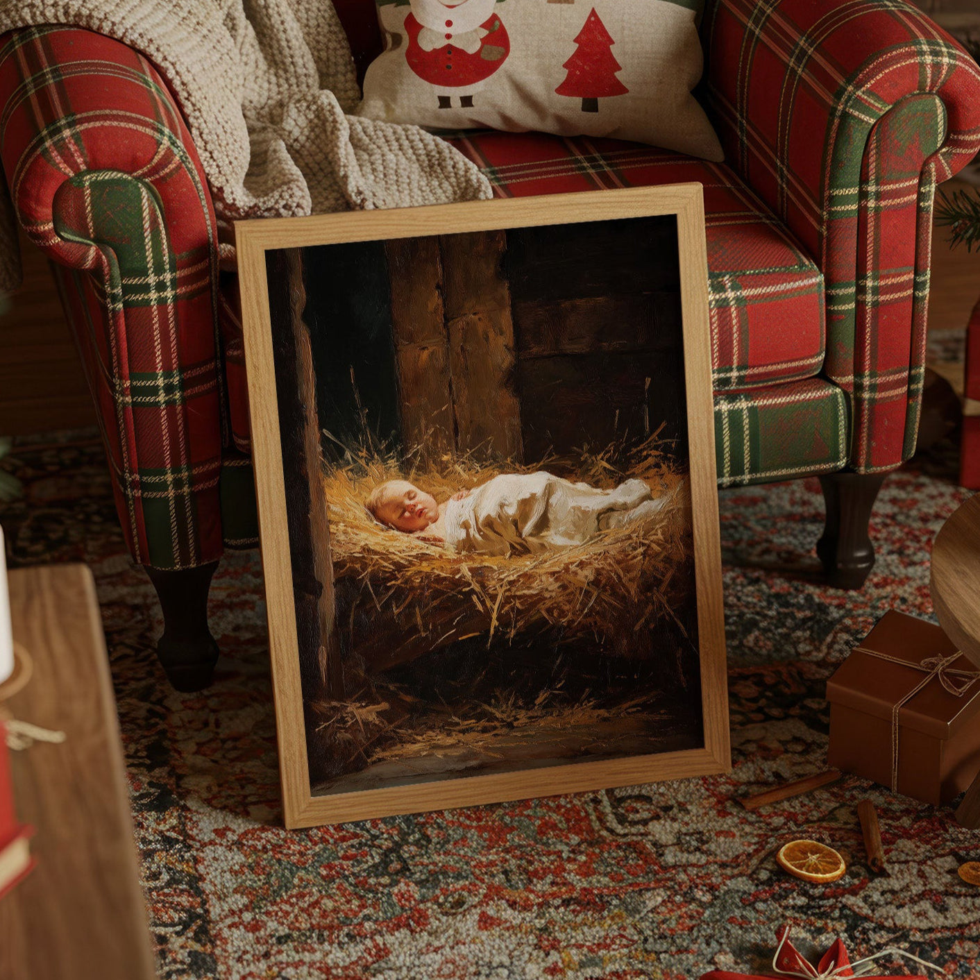 Sacred Light Fills Winter's Morning