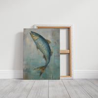 Teal Scales Catch Morning Light