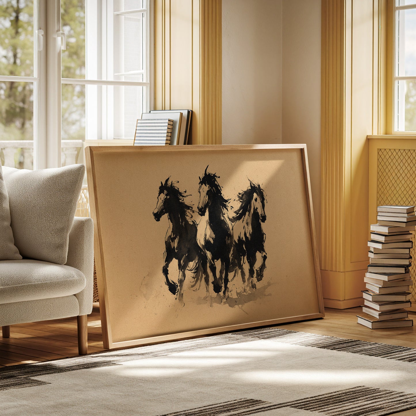 Wild Horses Dance In Ink