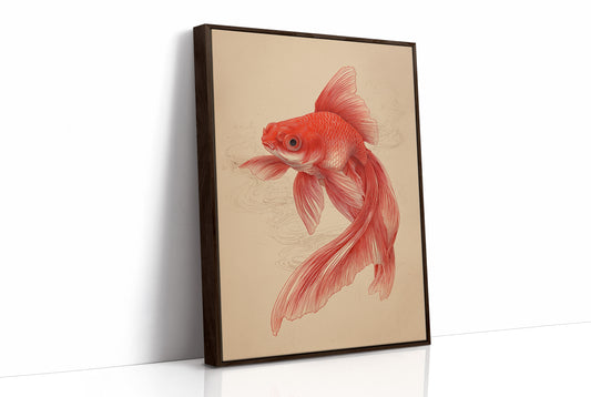 Red Fins Dance In Morning Light