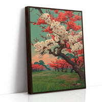 Cherry Blossoms Above Evening Spirits