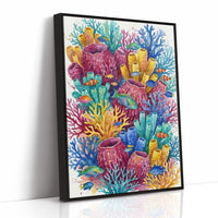 Coral Garden: Watercolor Reef Ecosystem Study