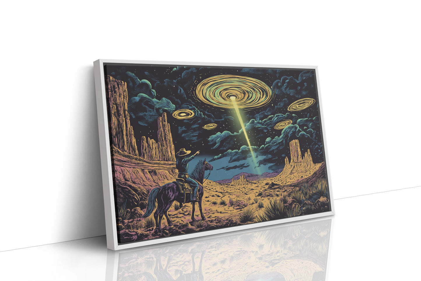 The Arrival Over Monument Valley