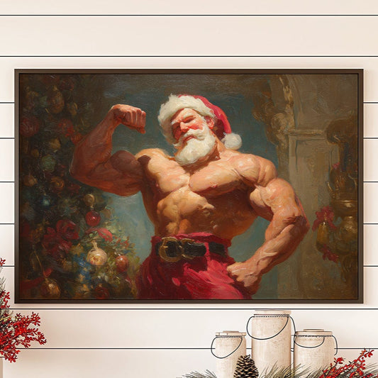 North Pole Gym Builds Holiday Muscle