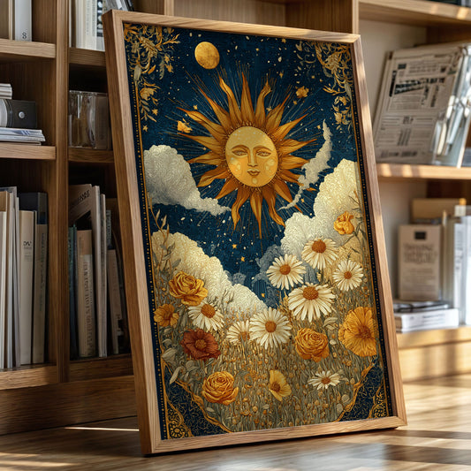 Sunlit Serenade Among Blossoms