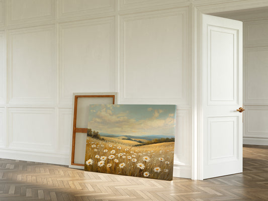 Summer Daisies Dance Through Golden Fields