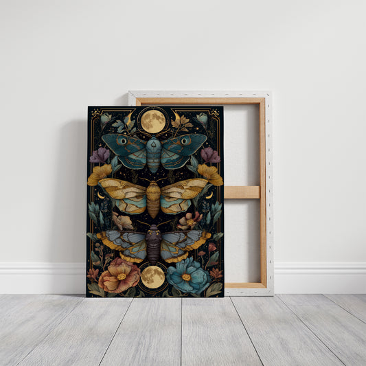 Midnight Moths Chase Celestial Dreams