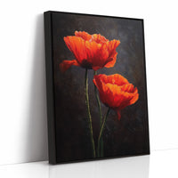 Scarlet Petals Against Darkness