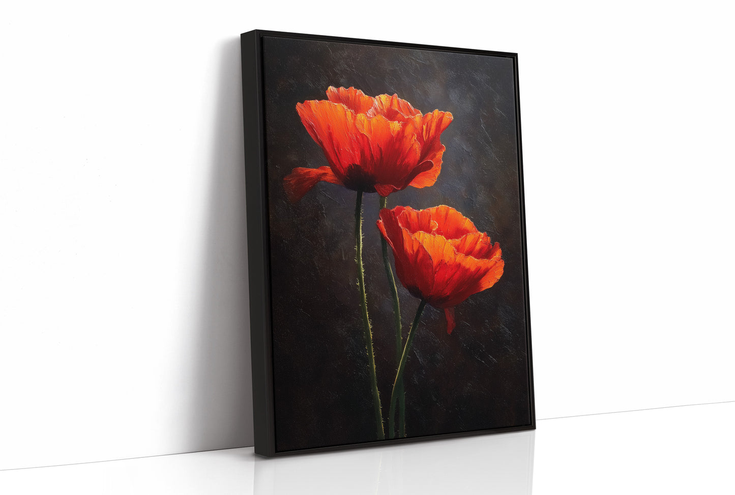 Scarlet Petals Against Darkness