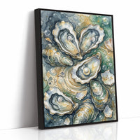 Oyster Bed: Watercolor Pearl Study