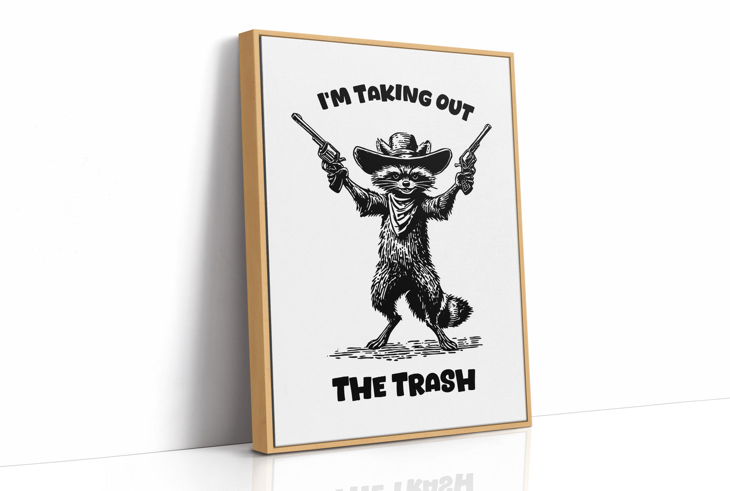 Im Taking Out the Trash Raccoon