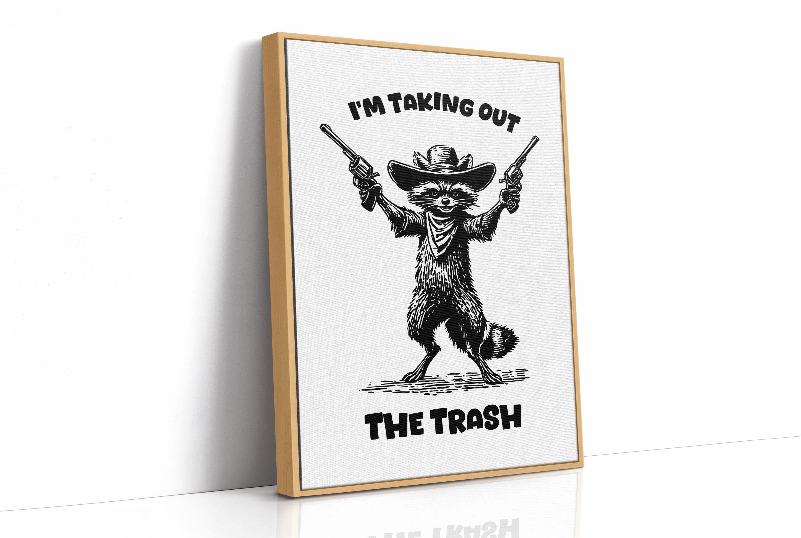 Im Taking Out the Trash Raccoon