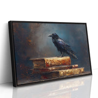 Raven's Perch Among Forgotten Tomes
