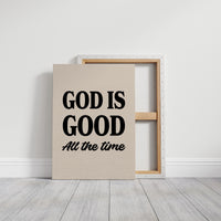God is Good Affirmation in Bold Typography