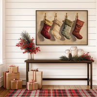 Stockings Frame December's Gentle Light