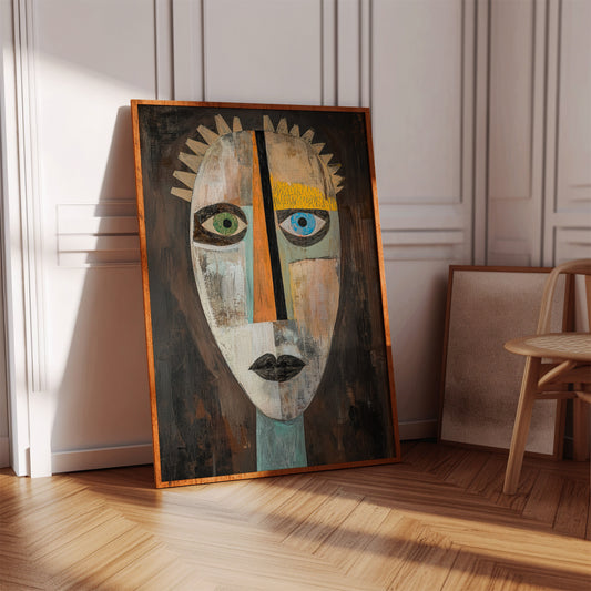 Divided Face Speaks Ancient Stories