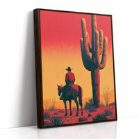 Cowboy's Watch: Desert Sunset Standoff