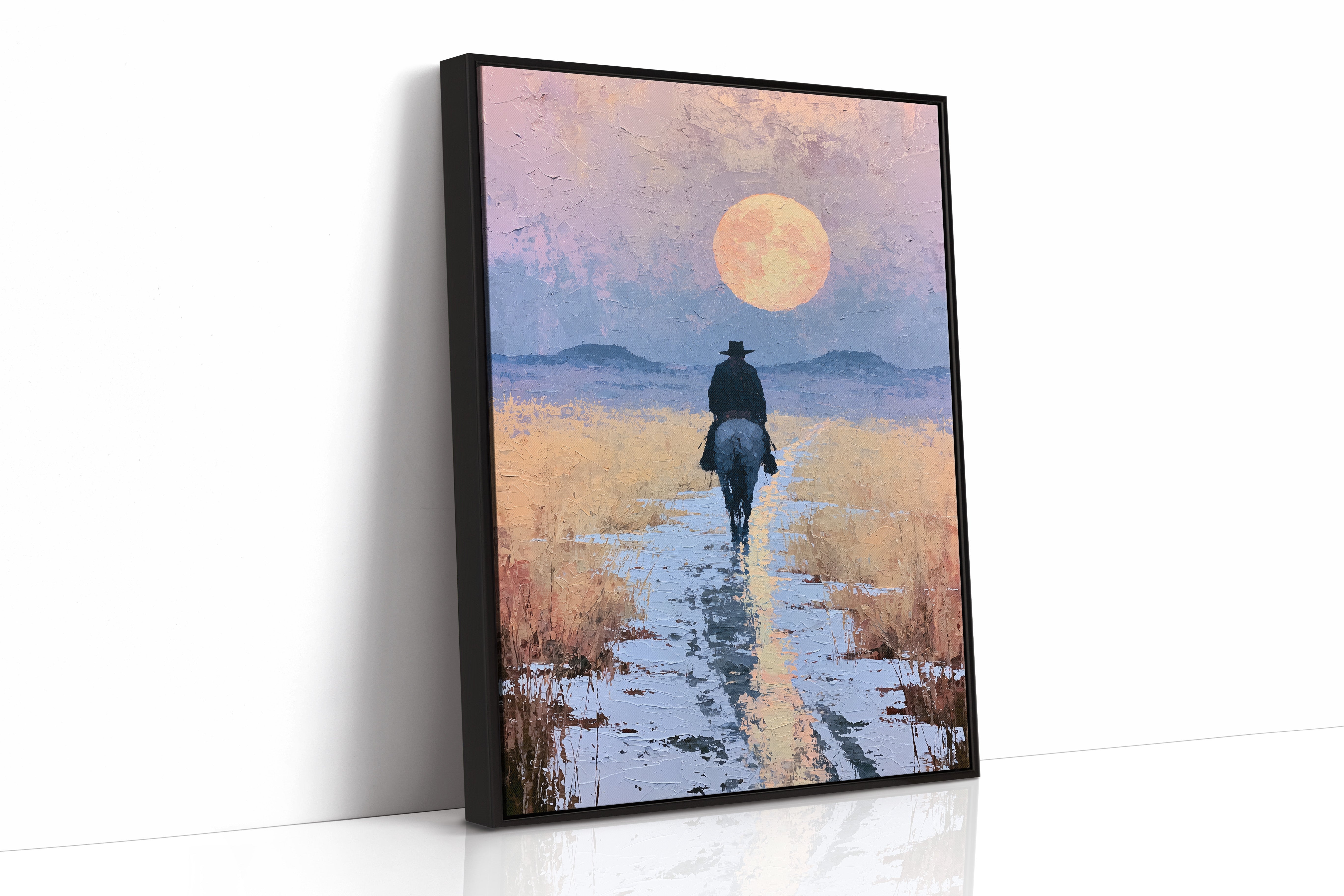 Moonrise Over the Prairie