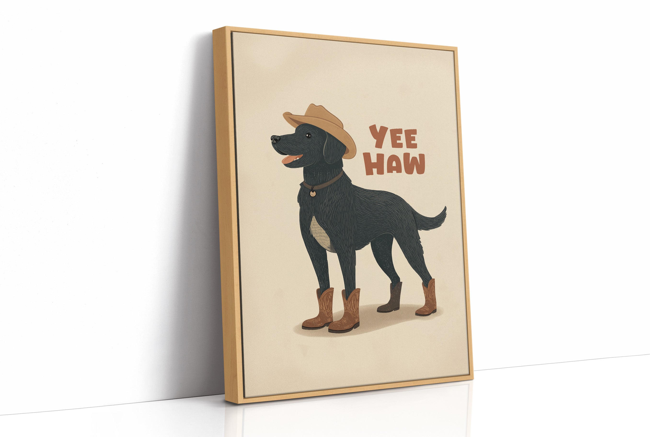 Yee Haw Cowboy Dog
