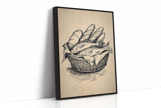 Morning Catch In Rustic Lines