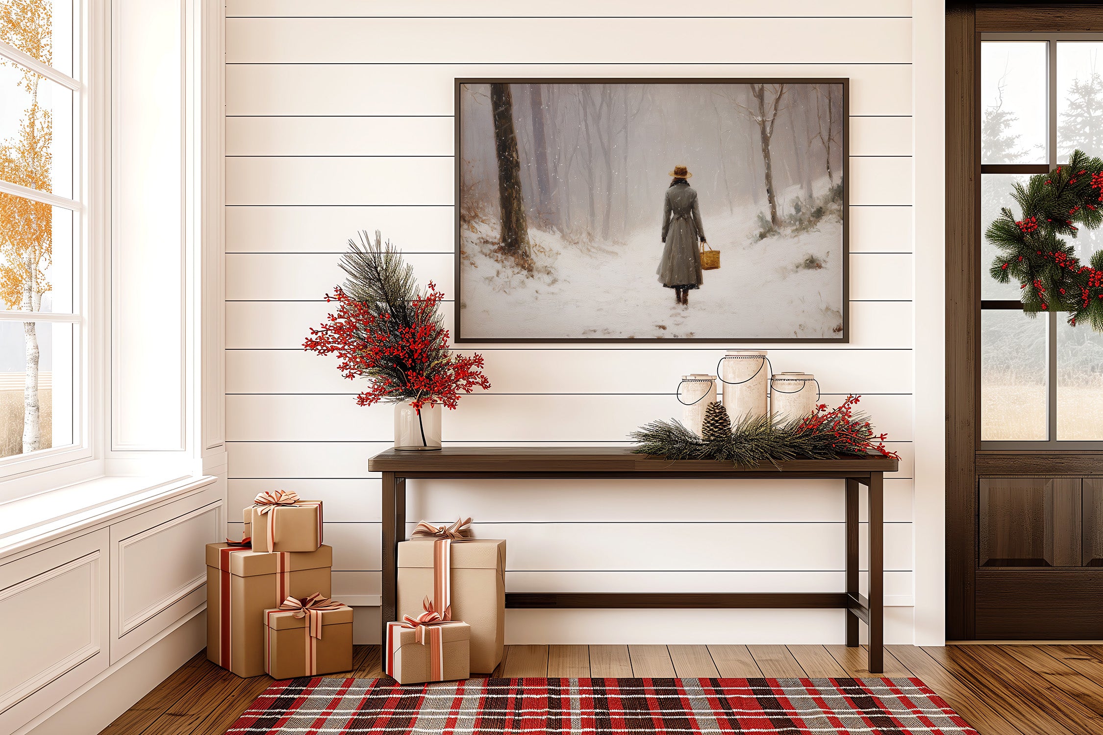 Winter Path Leads To Mystery