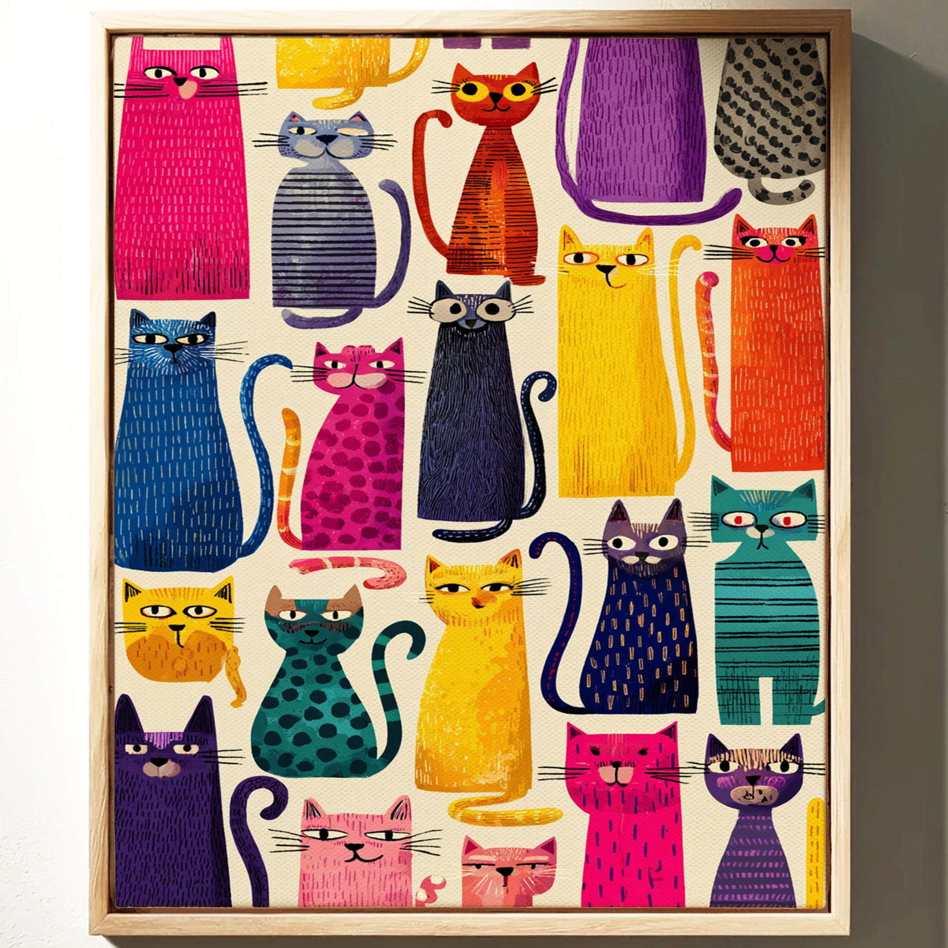 Feline Fiesta in Color