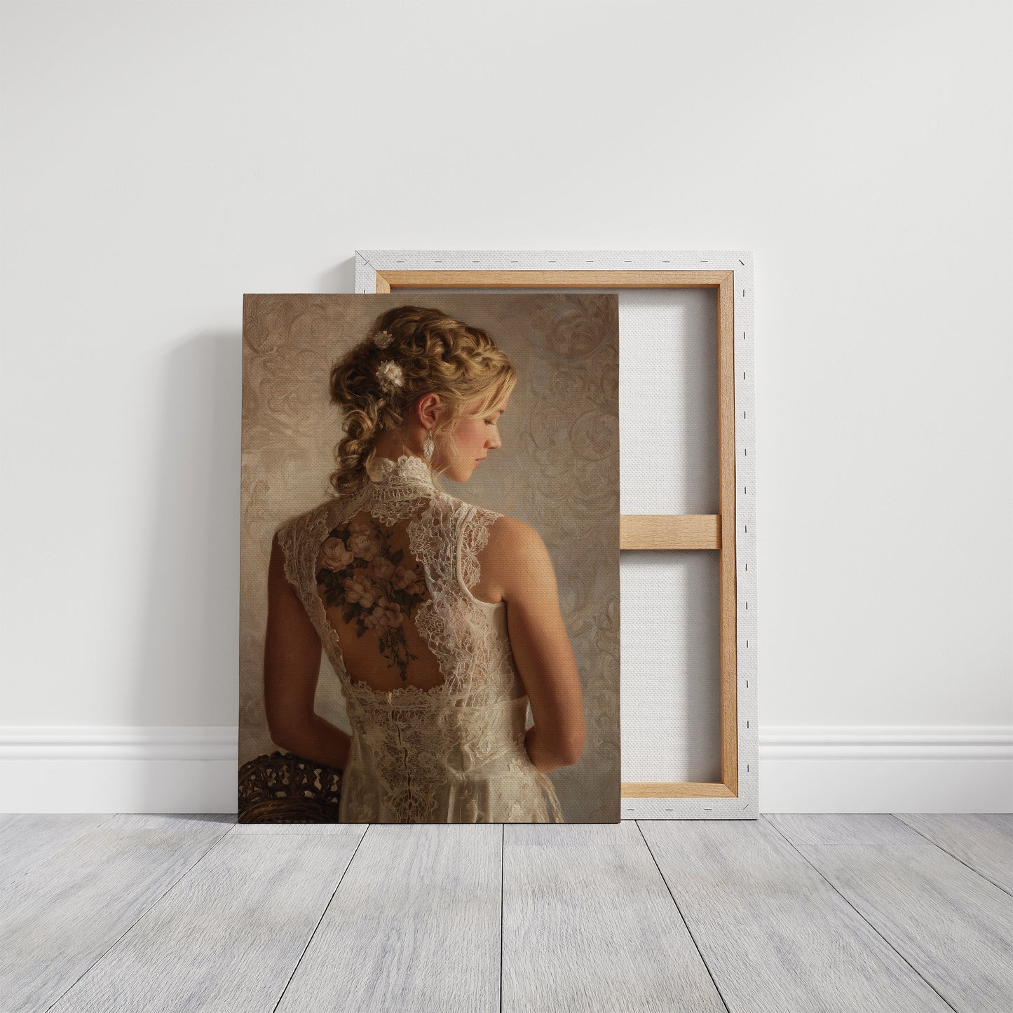 Lace And Roses Await Dusk