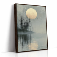 Bare Trees, Wide Water Moon