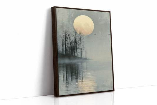 Bare Trees, Wide Water Moon