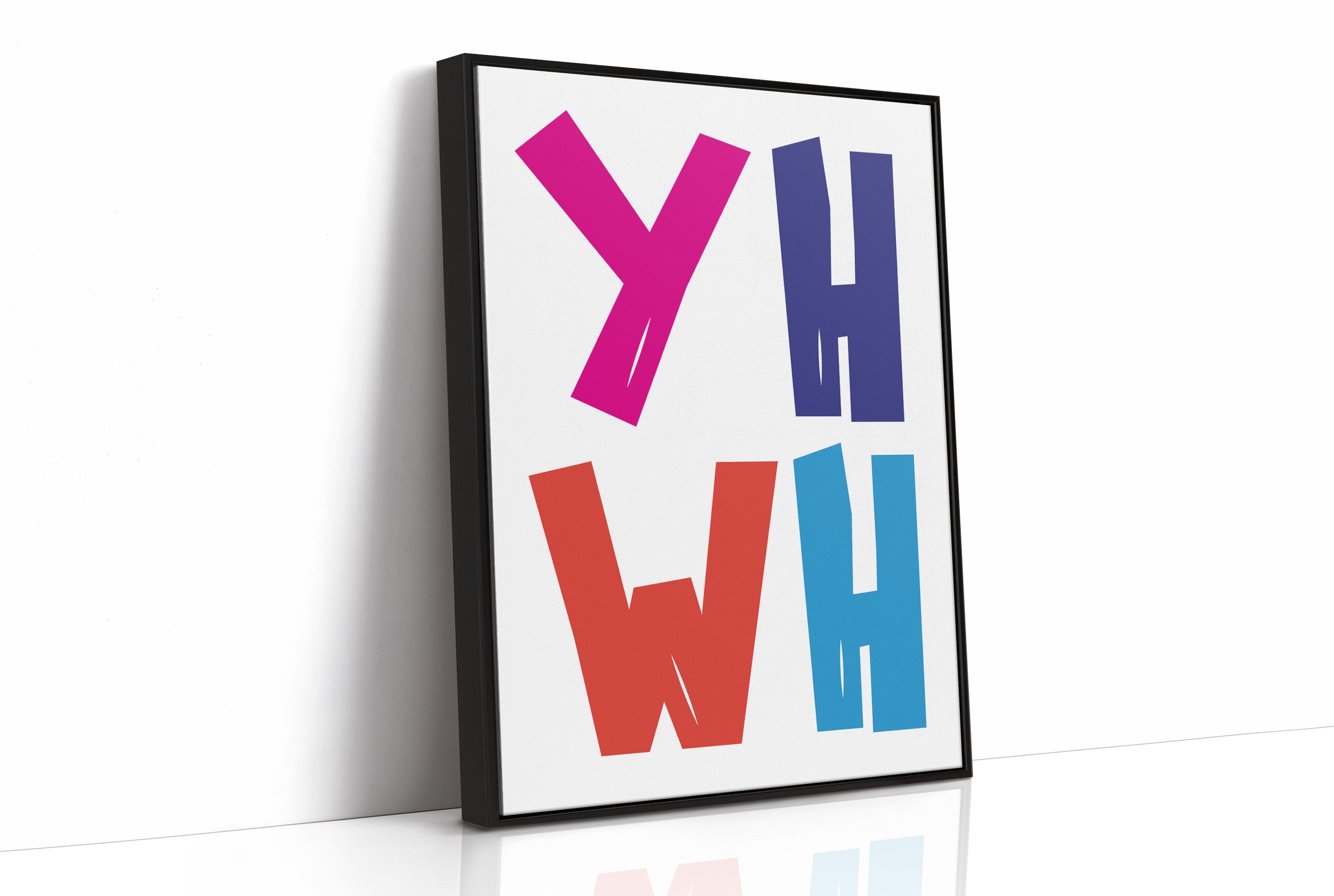 Vibrant Letters Declare Modern Expression